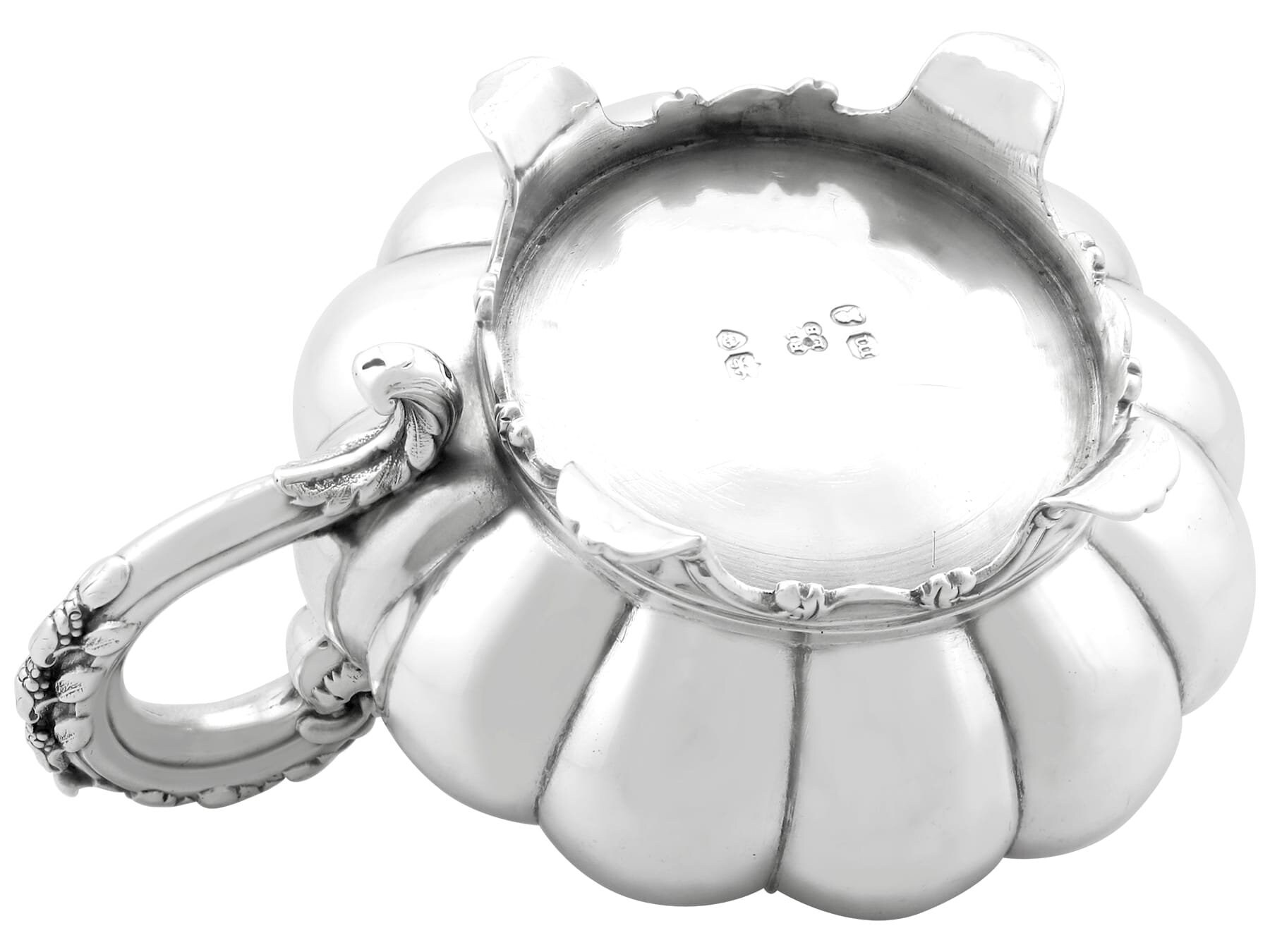 アンティーク ジョージ4世 スターリングシルバー マスタードポット