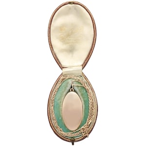Antique 15k Yellow Gold Locket Pendant Circa 1900