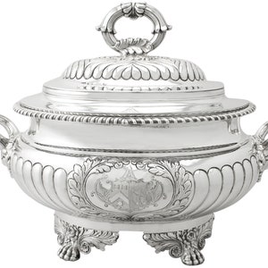 Sterling Silver Soup Tureen - Antique