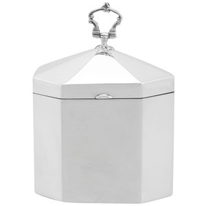 Sterling Silver Tea Caddy - Antique Victorian (1899)