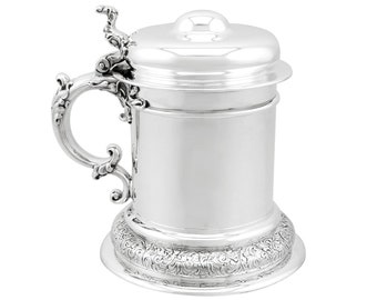 Amerikansk sterlingsilverkvartssejdel - Antik cirka 1890