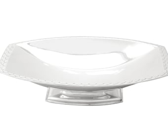 Sterling Silver Bread Dish - Art Deco - Antique
