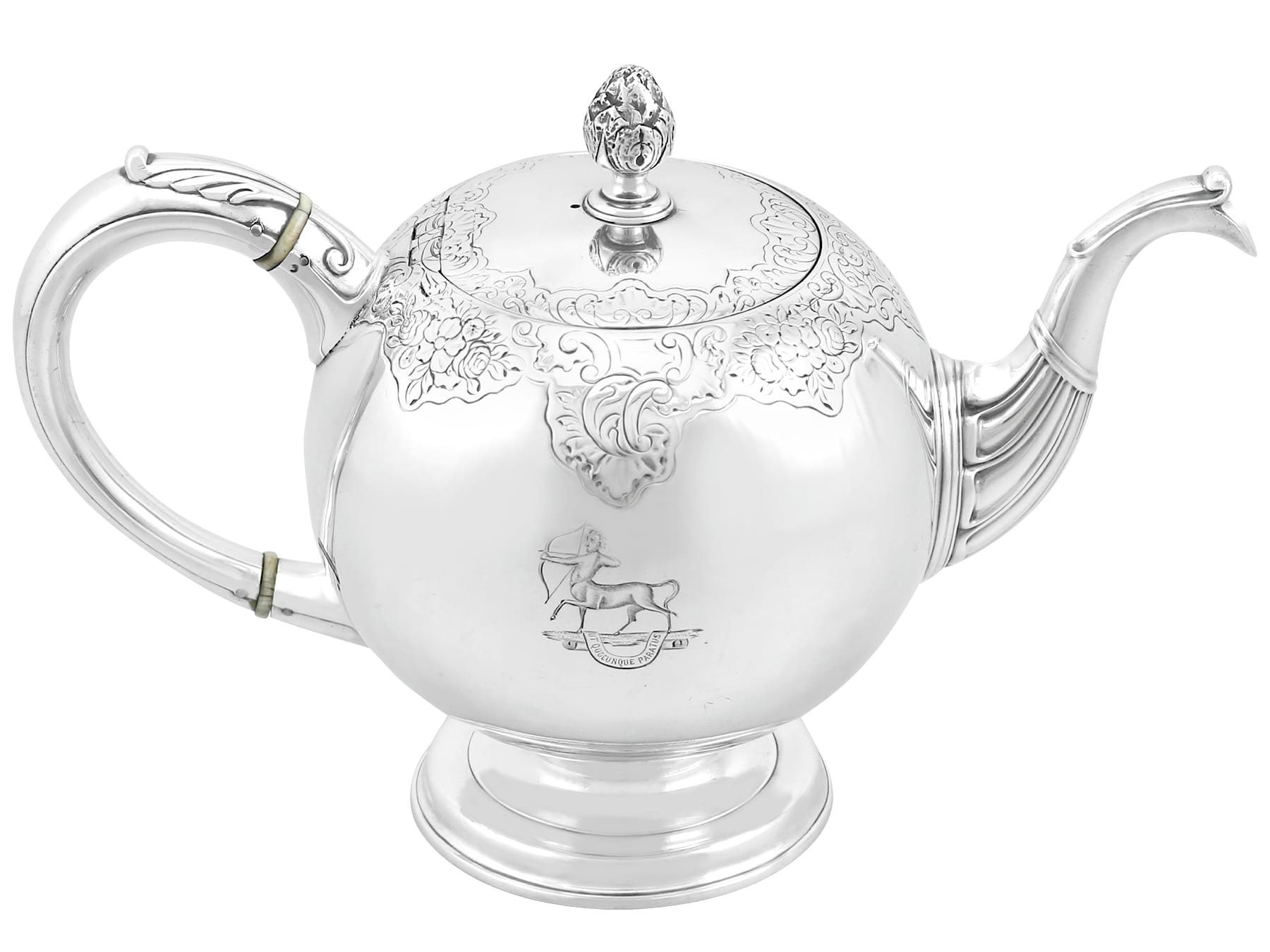 Antique Scottish Sterling Silver Teapot - Etsy 日本