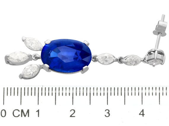 16.78ct Ceylon Sapphire and 4.26ct Diamond, 9ct W… - image 5