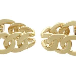 Vintage 18 ct Yellow Gold Cufflinks Circa 1960