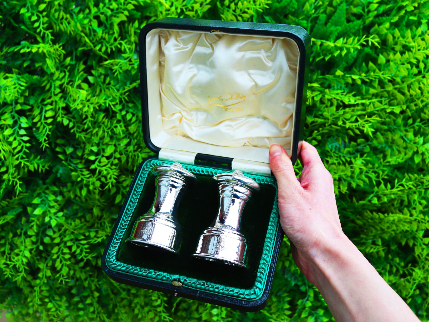 Sterling Silver Pepper Grinders - Antique Edwardian (1905) - Etsy 日本
