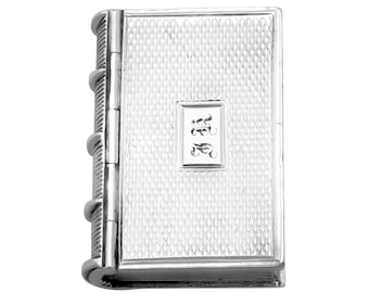 Sterlingzilveren boekvinaigrette - antieke William IV