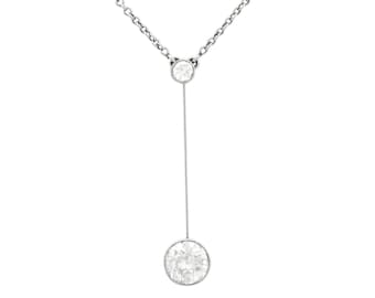 Collana con diamanti da 1,67 ct e oro giallo da 15 ct - Antica circa 1910
