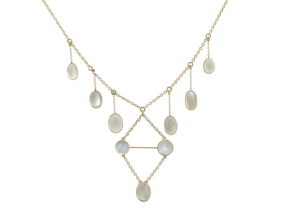 Victorian moonstone necklace discount