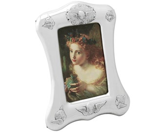 Sterling Silver Photograph Frame by William Comyns & Sons - Antique Victorian (1896)