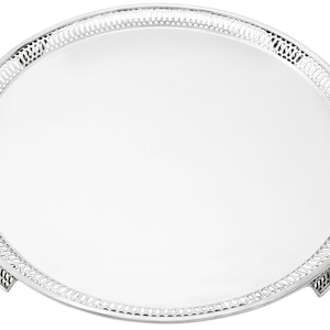 Sterling Silver Salver by Thomas Bradbury & Sons - Antique