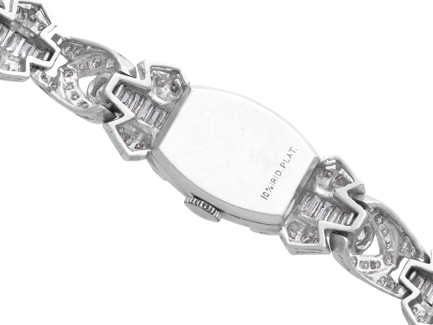 Hamilton ladies platinum diamond best sale watch