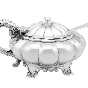 Antique George IV Sterling Silver Mustard Pot (1827)