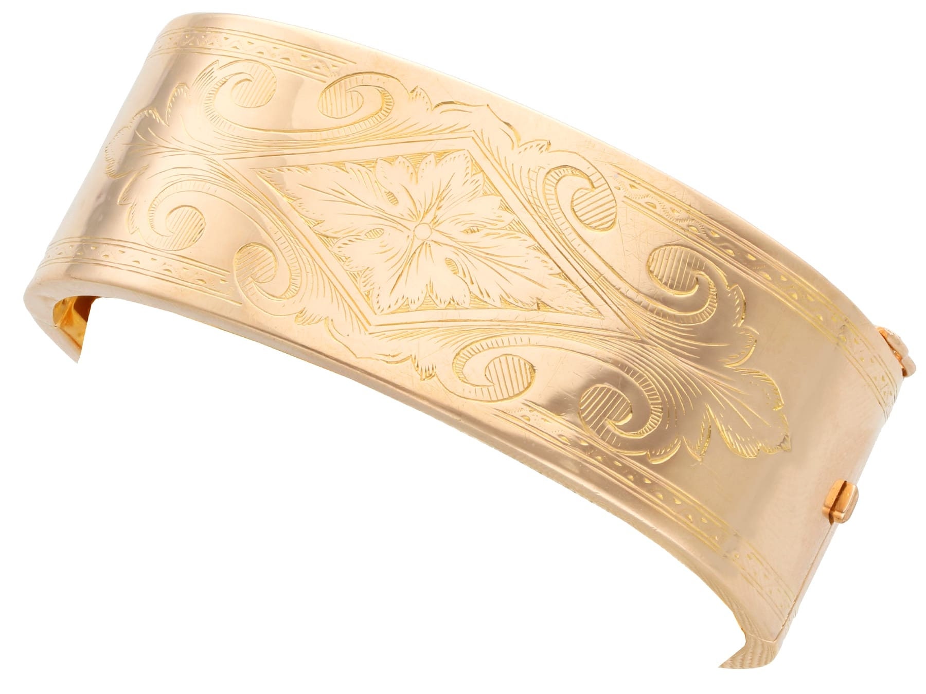 18ct Rose Gold Bangle - Antique Circa 1920 - Etsy 18ct Rose Gold Bangle - Antique Circa 1920 - Etsy