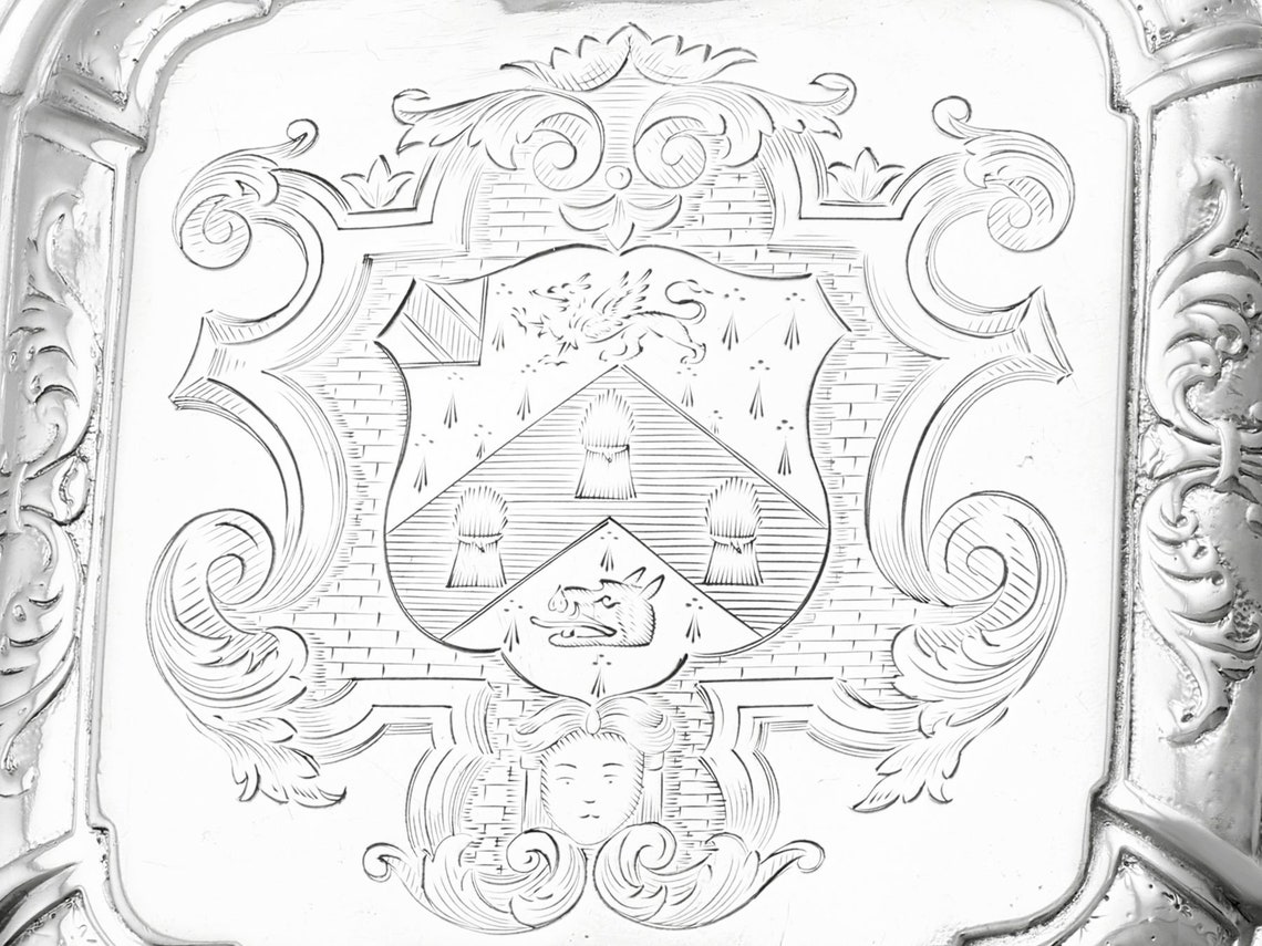 Antique Sterling Silver Toilet Boxes Etsy