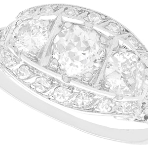 Antique 1.55ct Diamond Ring in Platinum Circa 1920