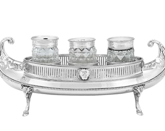 Sterling Silber Damen Tintenfass - Antique George III