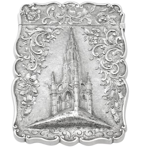 Sterling Silver Card Case by George Unite - Antique Victorian