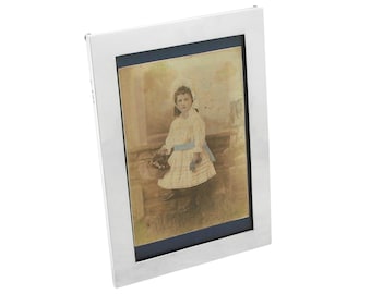 Sterling Silver Photograph Frame - Antique George V (1918)