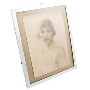Sterling Silver Photograph Frame by E Mander & Son - Antique George V (1911)