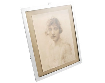 Sterling Silver Photograph Frame by E Mander & Son - Antique George V (1911)