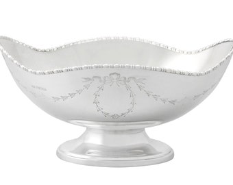 Piatto da frutta in argento sterling di Atkin Brothers - Antico Giorgio V (1918)