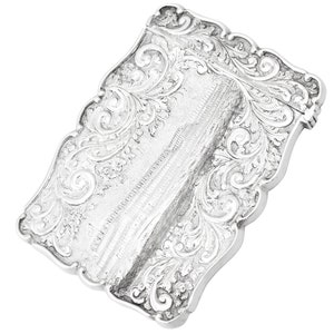 Sterling Silver Card Case - Antique Victorian (1850)