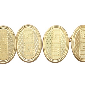Antique 18k Yellow Gold Cufflinks