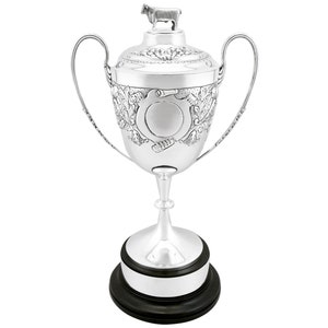 Antique Edwardian Sterling Silver Presentation Cup and Cover