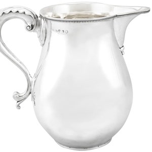 Sterling Silver Beer / Water Jug by Thomas Chawner- Antique George III (1786)