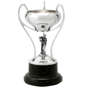 Sterling Silver &#39;Tennis&#39; Presentation Trophy - Vintage