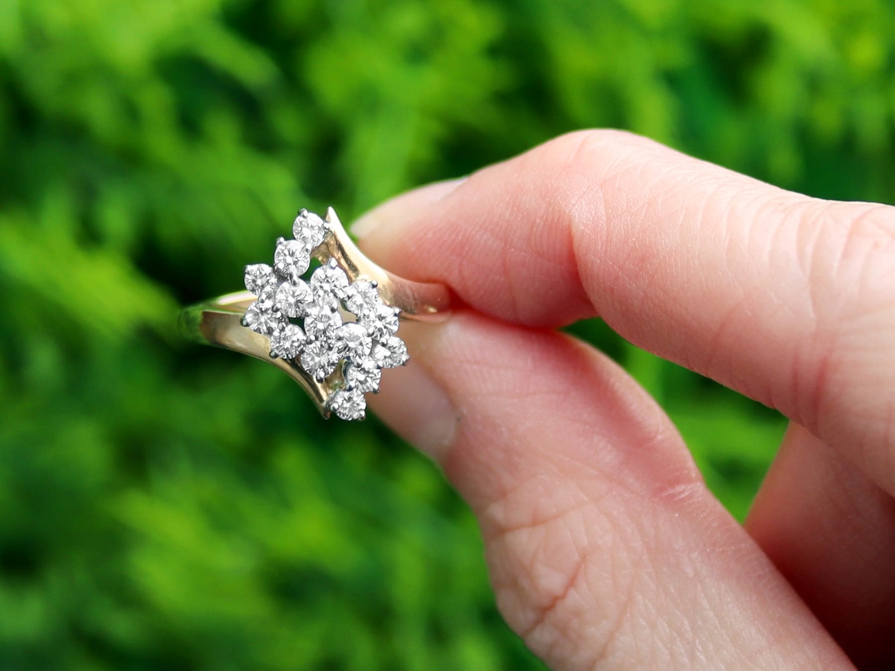 0.60 Ct Diamond and 14 Ct Yellow Gold, 14 Ct White Gold Set