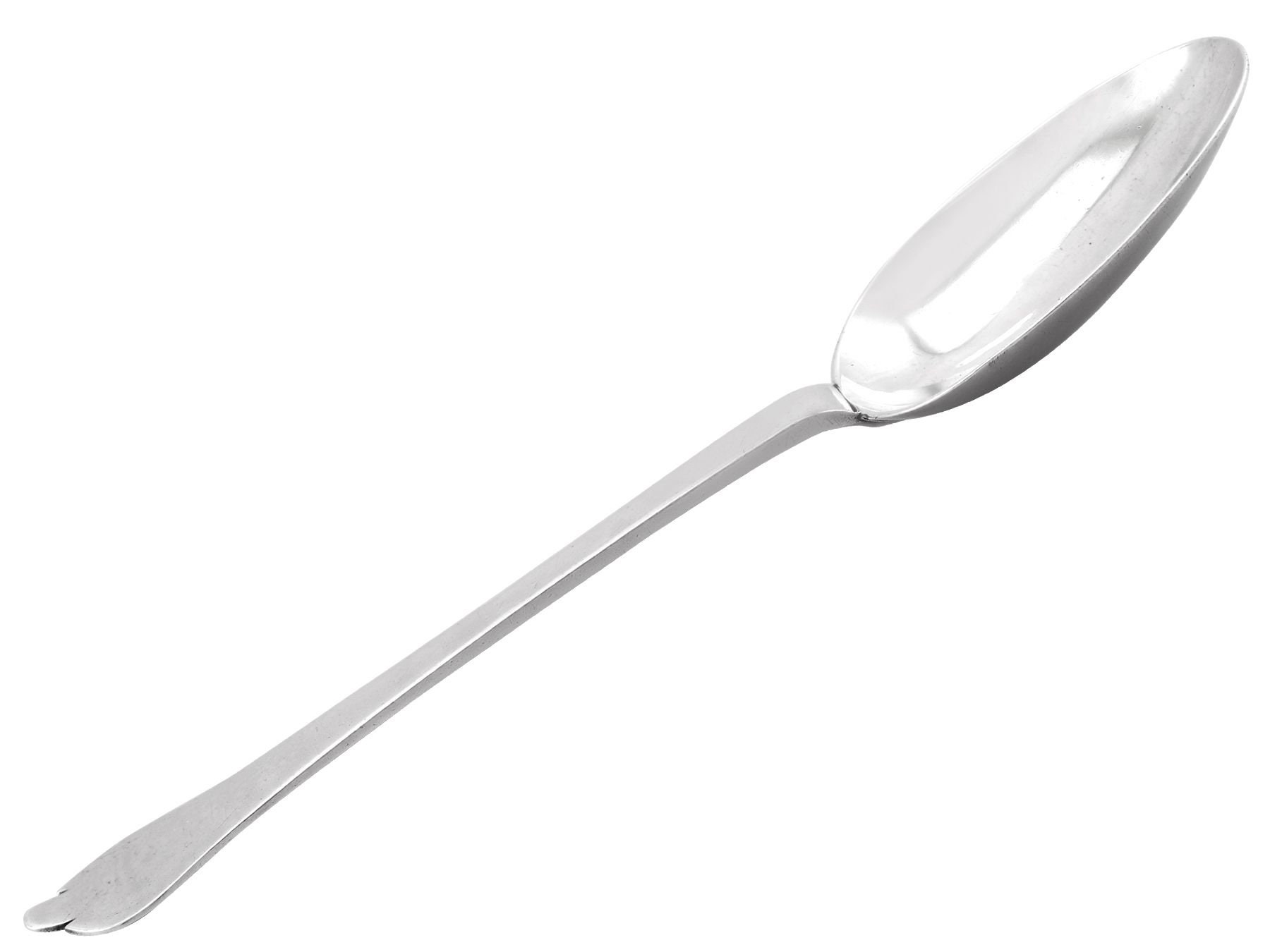 スターリングシルバーのトレフィッドラットテール柄スプーン