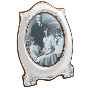 Antique Edward VII Art Nouveau Sterling Silver Photograph Frame (1909)