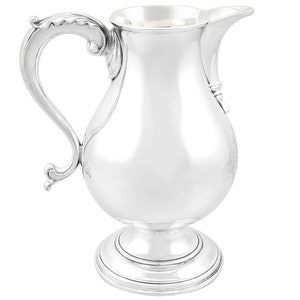 Sterling Silver Beer/Water Jug - Antique George III (1766)