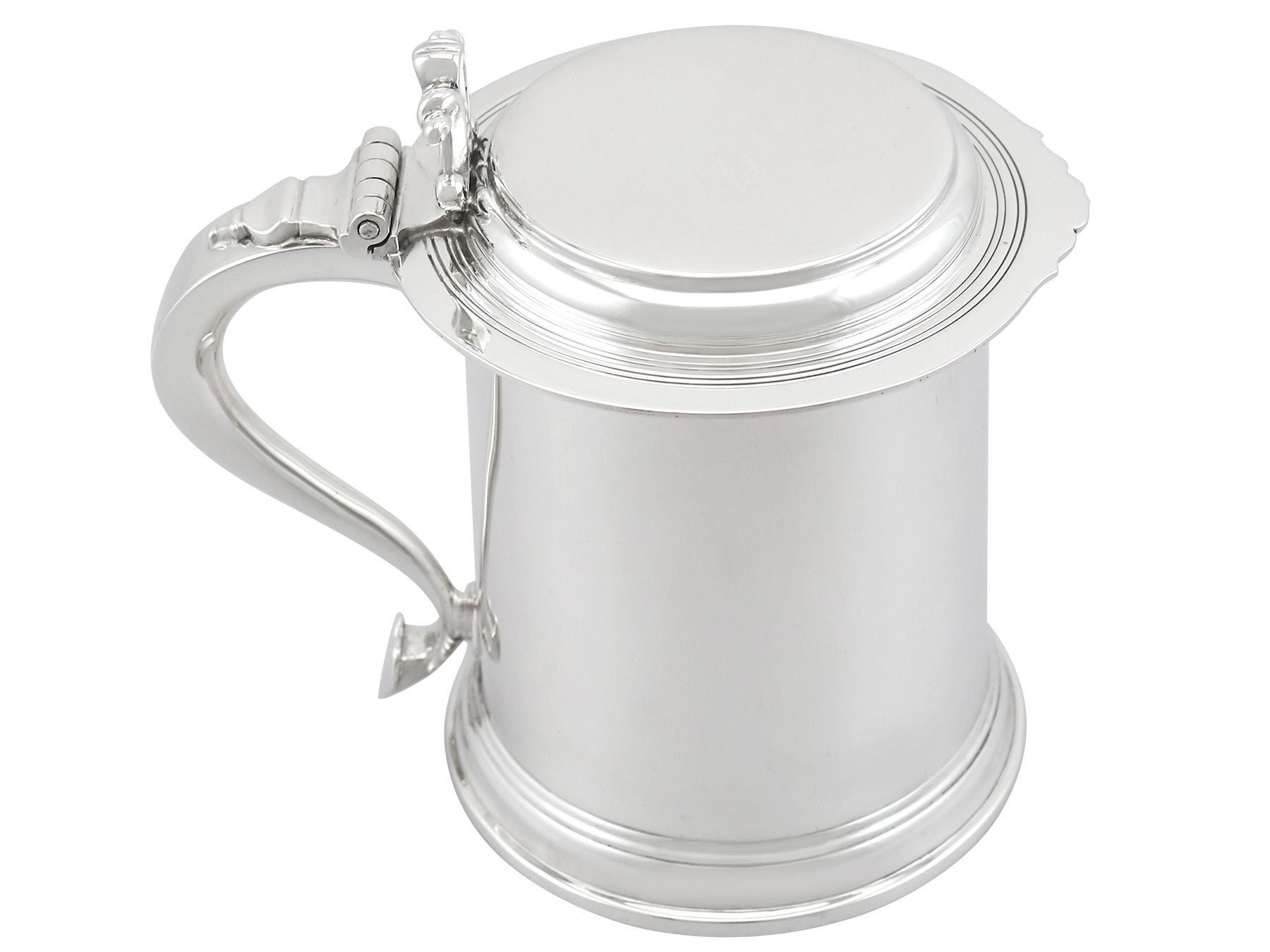 Sterling Silver Tankard by Edward Barnard & Sons Ltd - Antique George V (1935)