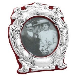 Sterling Silver Photograph Frame - Art Nouveau - Antique Edwardian (1903)