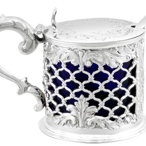 Sterling Silver Mustard Pot - Antique Victorian (1841)