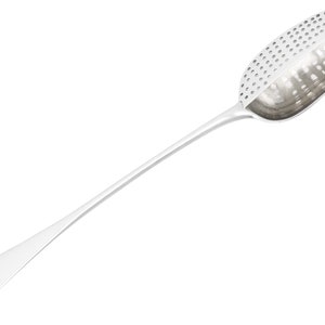 Newcastle Sterling Silver Old English Pattern Gravy Straining Spoon - Antique George III (1798)