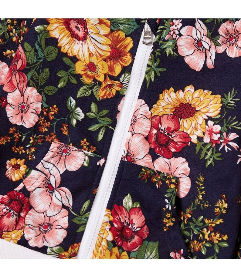 Floral Tracksuit Jacket and Pants.