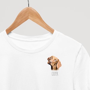 Custom Pet Shirt with Name - Custom Dog Shirt - Personalized Dog Shirt - Custom Dog T Shirts for Humans - Custom Cat Shirt Gift