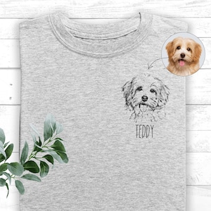 Custom Dog Mom Shirt  Dog Face Shirt  Custom Pet T-Shirt  Custom Dog Gift  Personalized Dog Tee  Dog Lover Gift Idea
