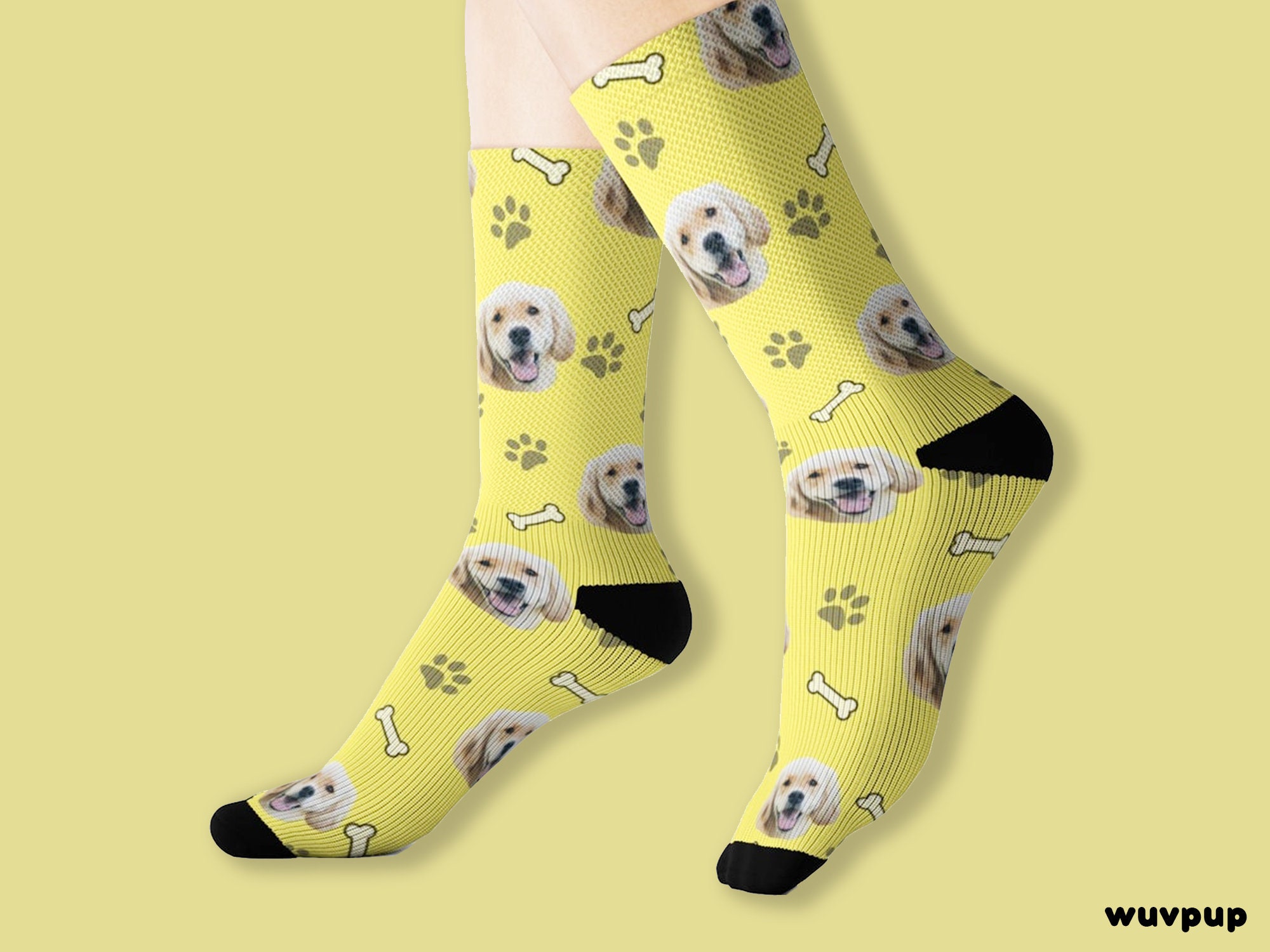 Custom Dog Socks Pet Socks Personalized Pet Socks Made From Etsy