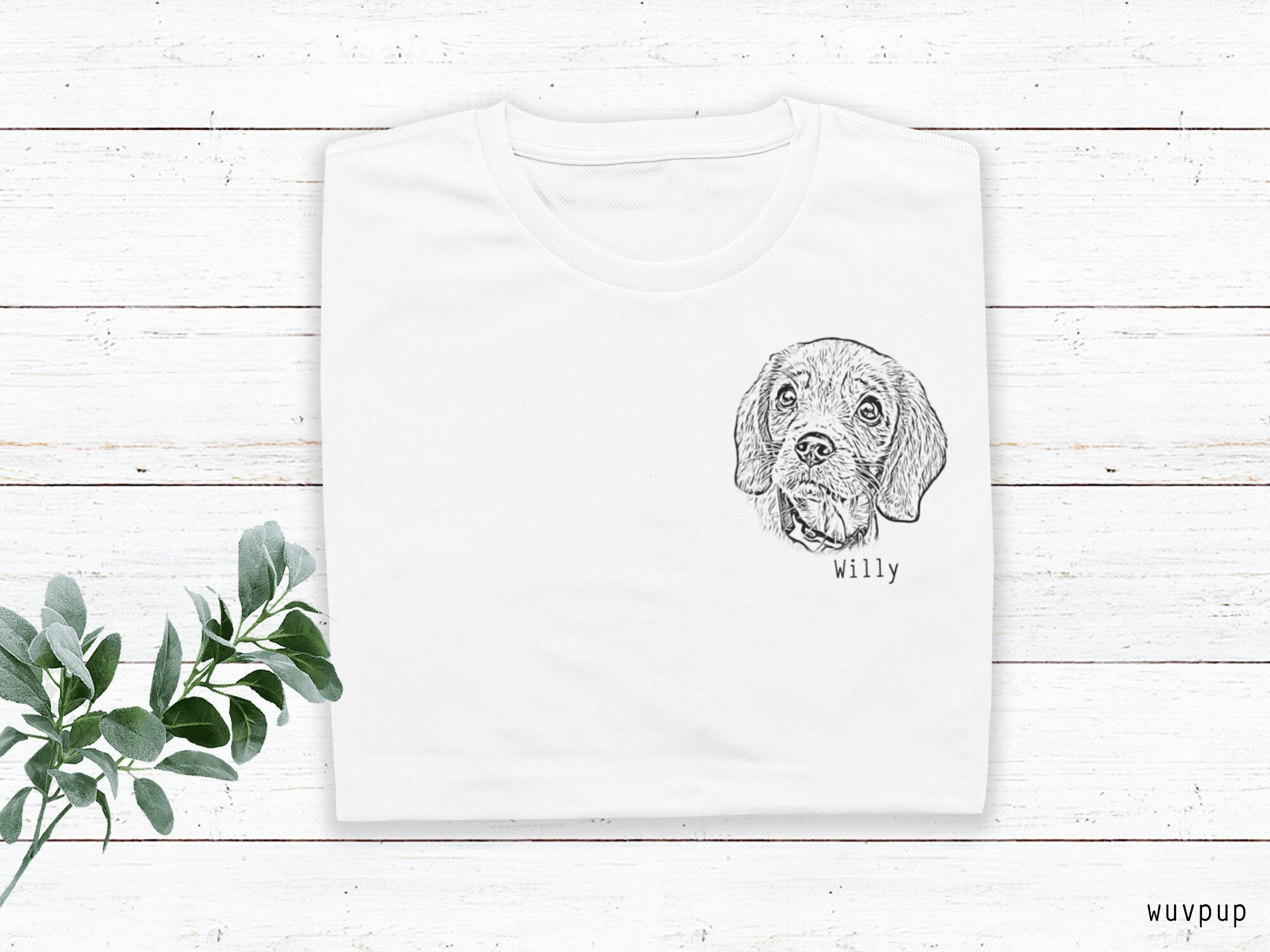 Custom Dog Face Shirt Made From Your Photo Personalized Etsy