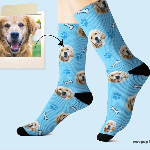 Your Pet on Socks Etsy