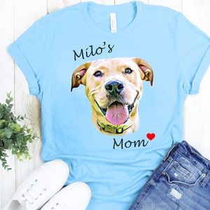 Tshirt With My Dogs Face Etsy UK