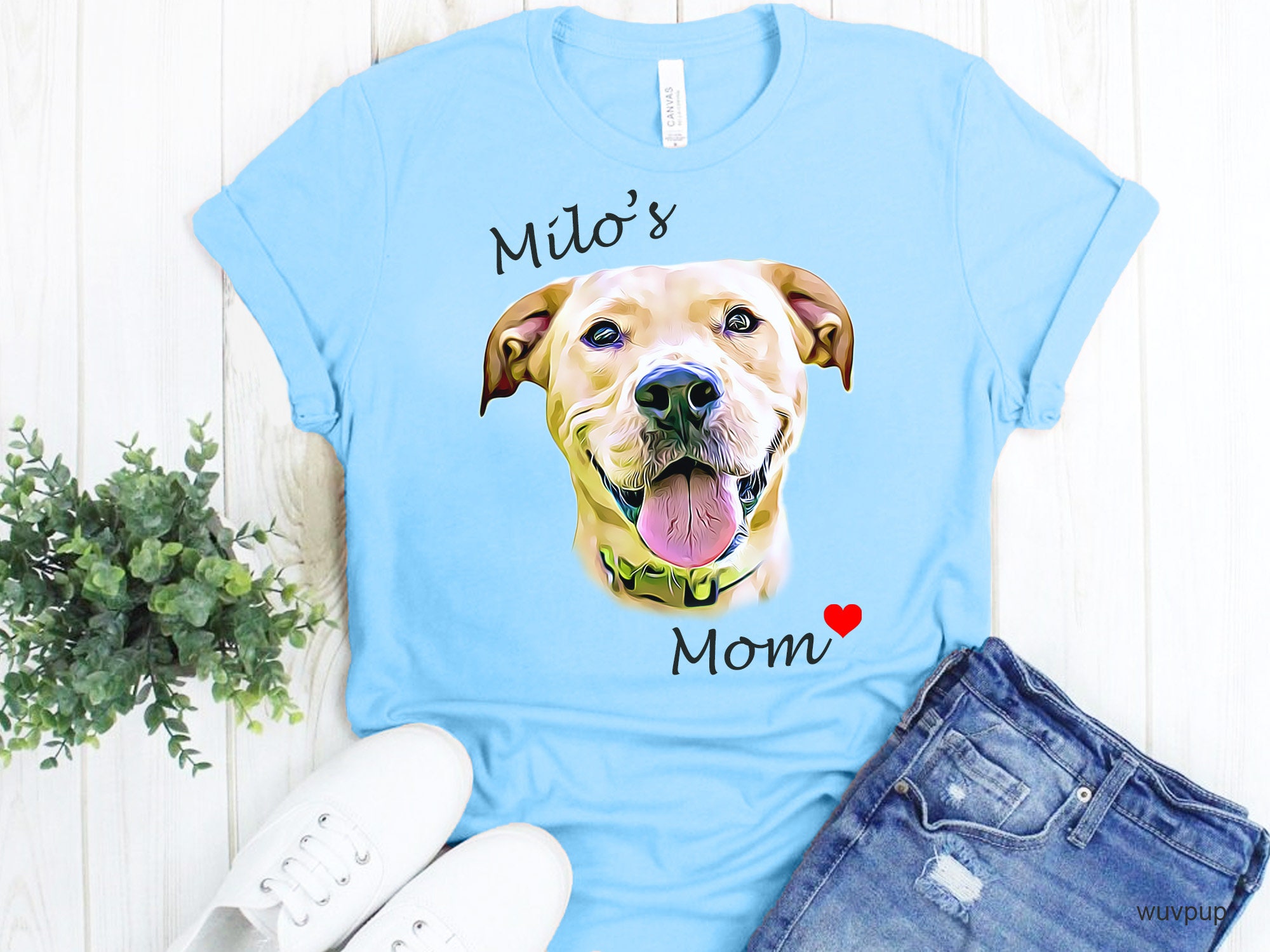 Clothes with your dogs face sale
