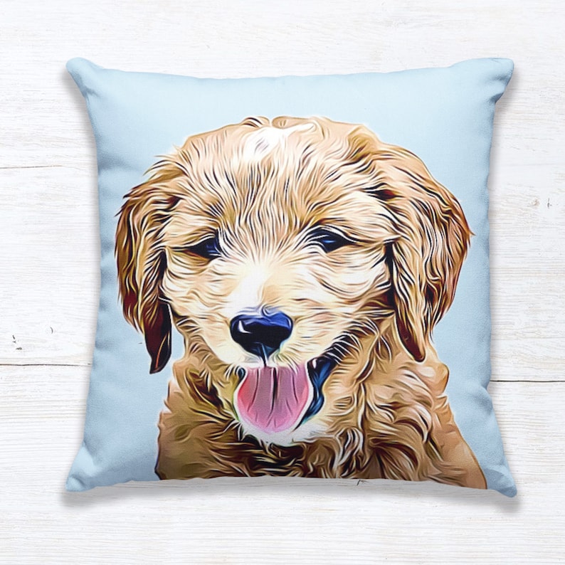 Custom Dog Pillow Personalized Dog Pillow Pet Memorial - Etsy