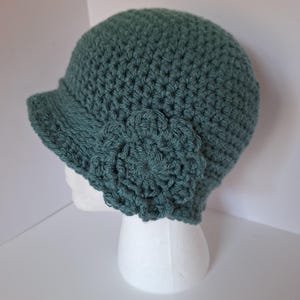 Handmade Crochet Flapper Hat, 1920s Style Cloche, Unique Gatsby Accessory, Assorted Colors!