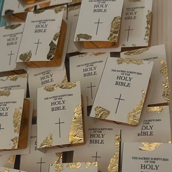 Mini Bible Candy Wrapper Favors (for Golden Nuggets)